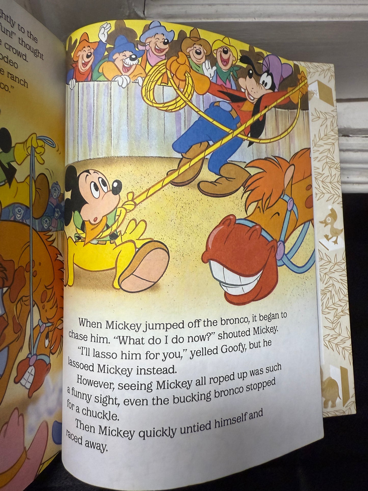 Walt Disney Cowboy Mickey Children's Book