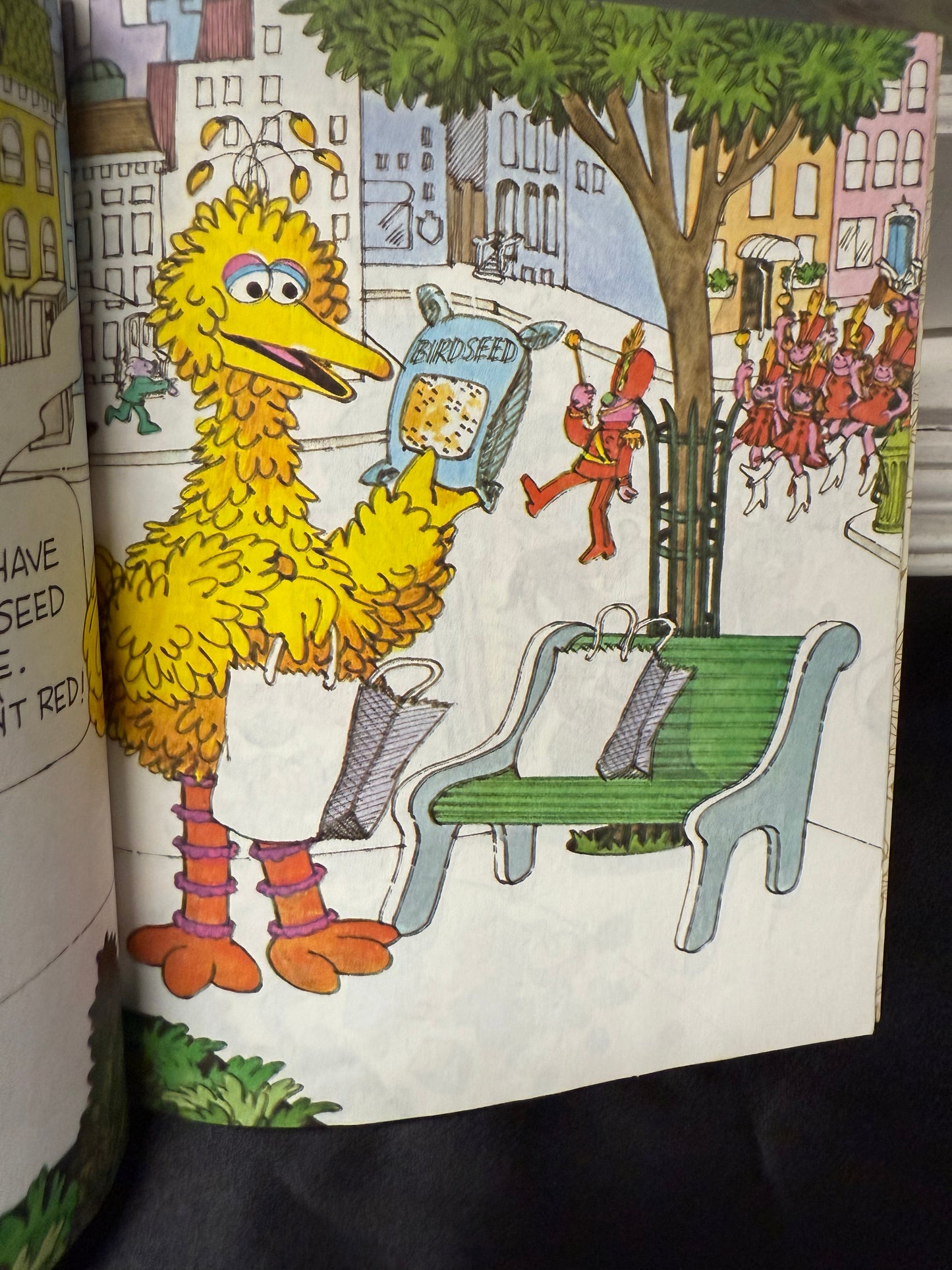Big Bird's Red Book Children Book