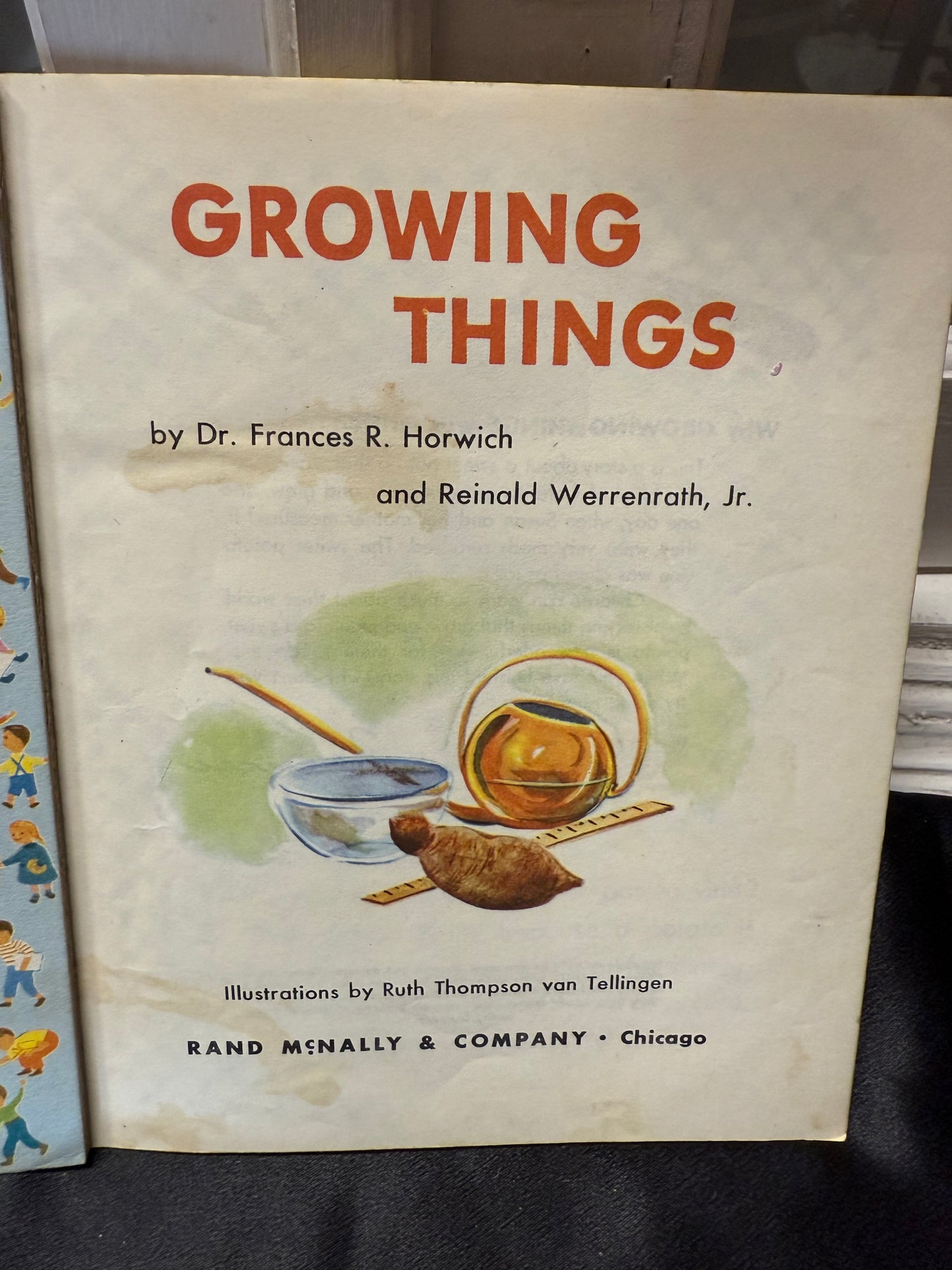 Growing Things DING DONG School Book Miss Frances 1st ed