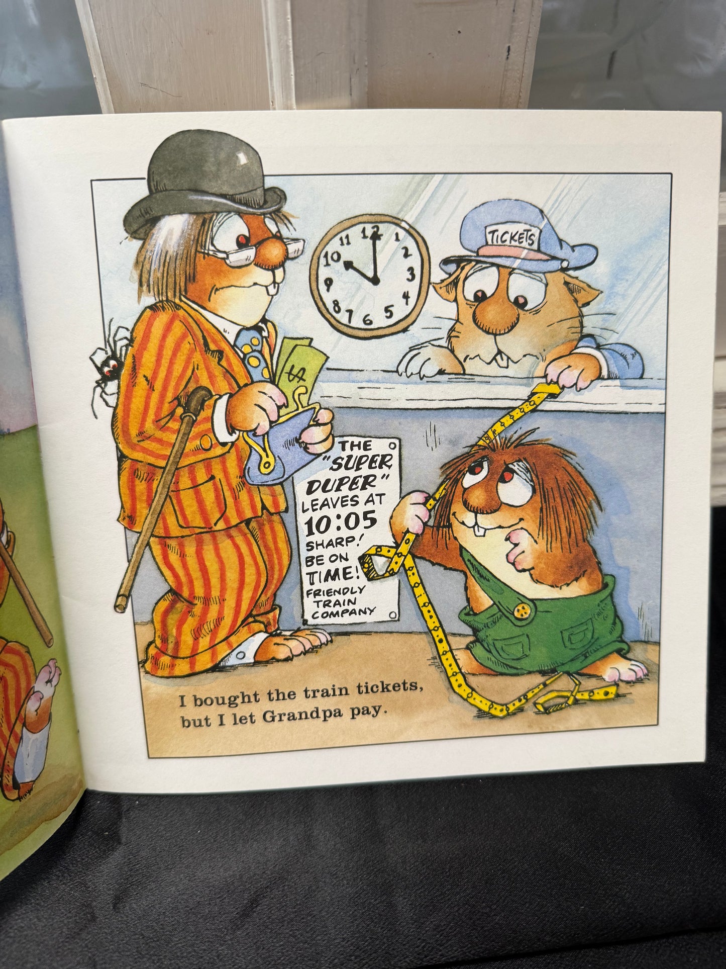 Just Grandpa and Me Children's Book 1985