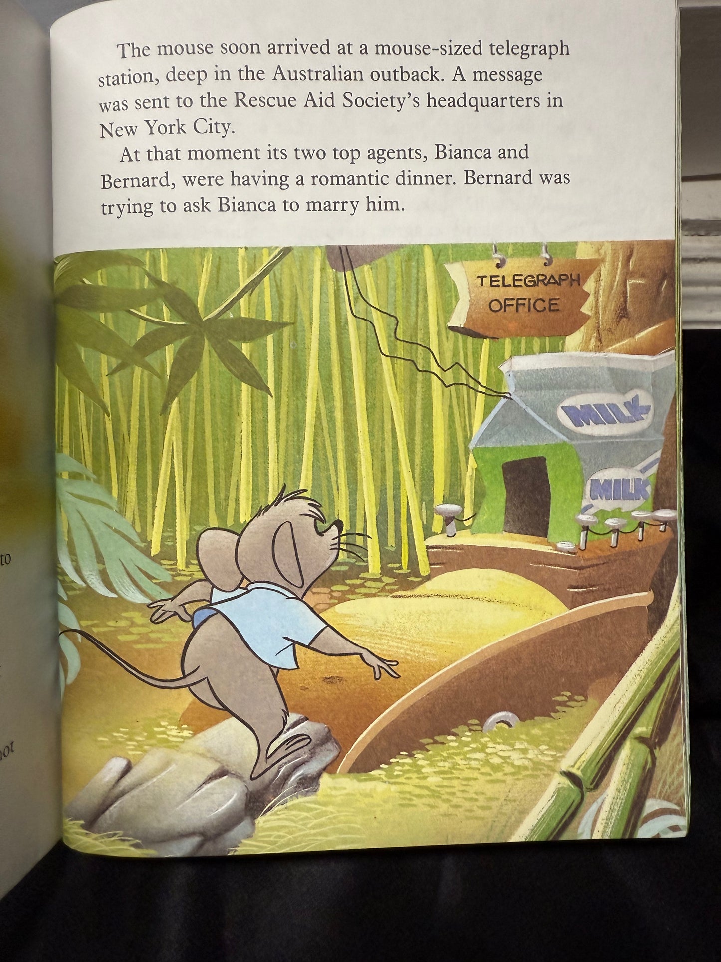 The Rescuers Down Under Walt Disney 1990 Little Golden Book