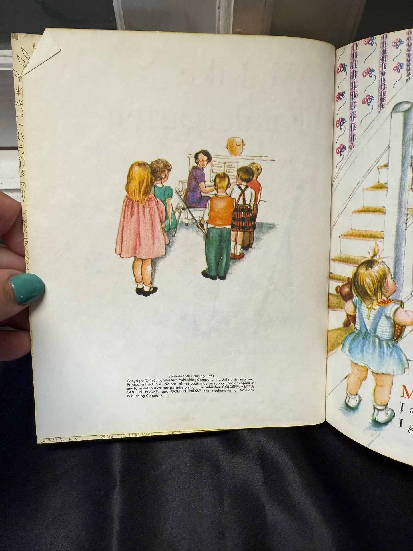 We Like Kindergarten 17th Printing 1981 Little Golden Book