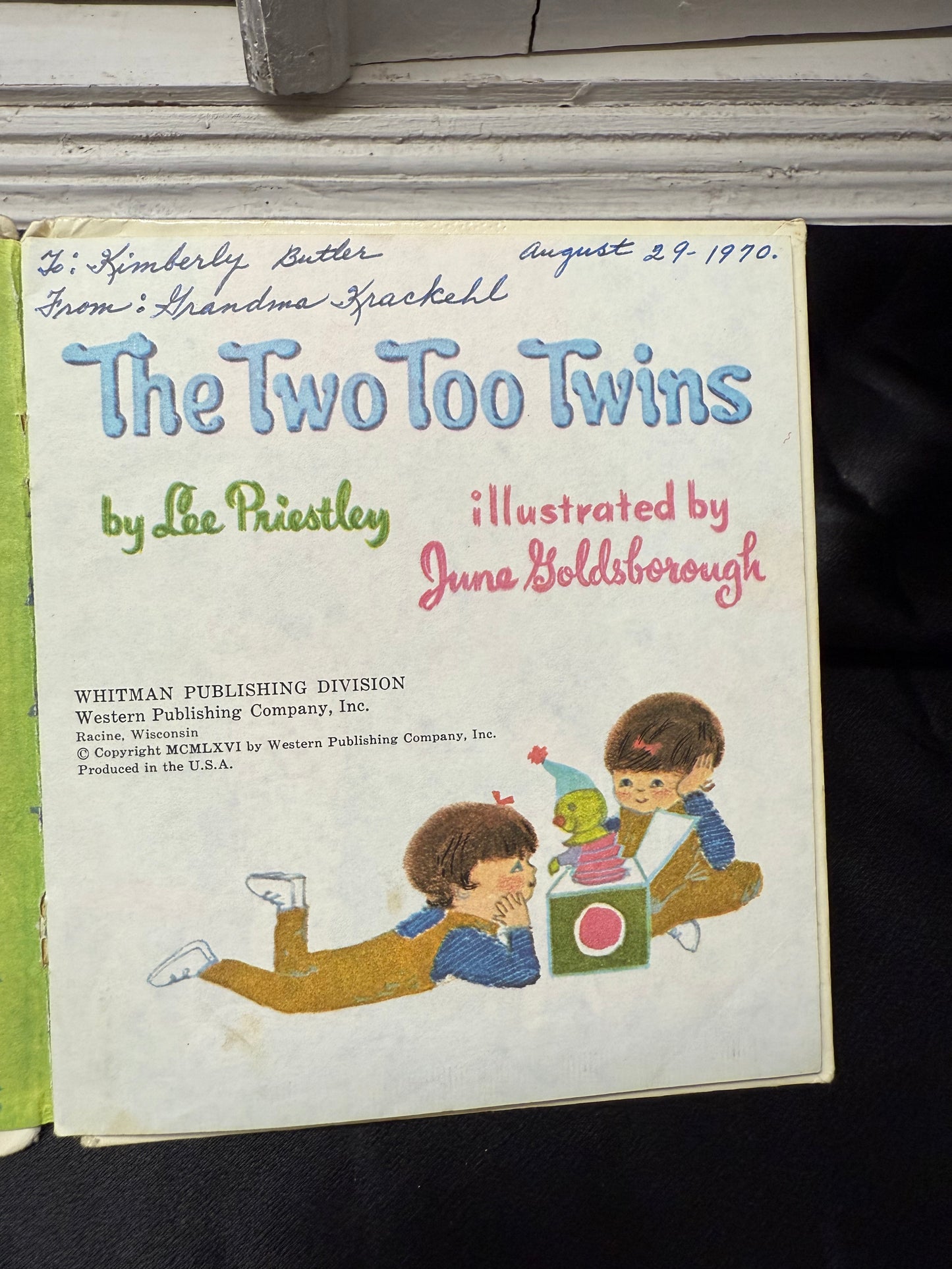 The Two Too Twins 1st Ed 1966