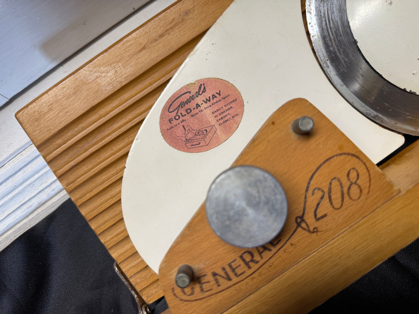 Generals Vintage Fold-a-way Meat Cheese Slicer Model #208