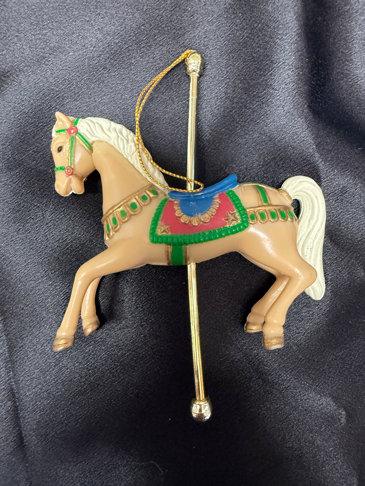 Carousel Horse Ornament Plastic