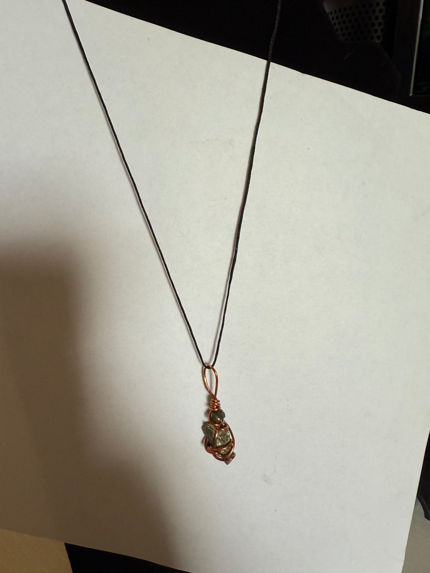 Pyrite Pendant for Protection and Prosperity