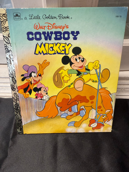 Walt Disney Cowboy Mickey Children's Book