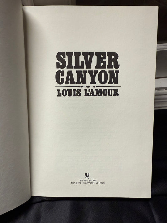 Louis L'Amour Silver Canyon 1981