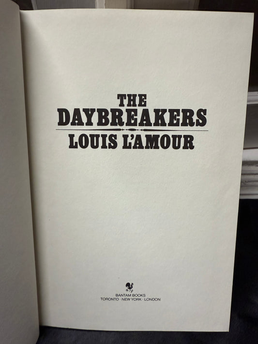 Louis L'Amour The Daybreak's 1981 Hardcover