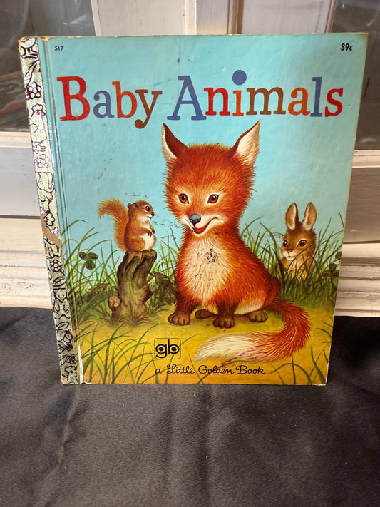 Baby Animals Little Golden Book 1969 ed
