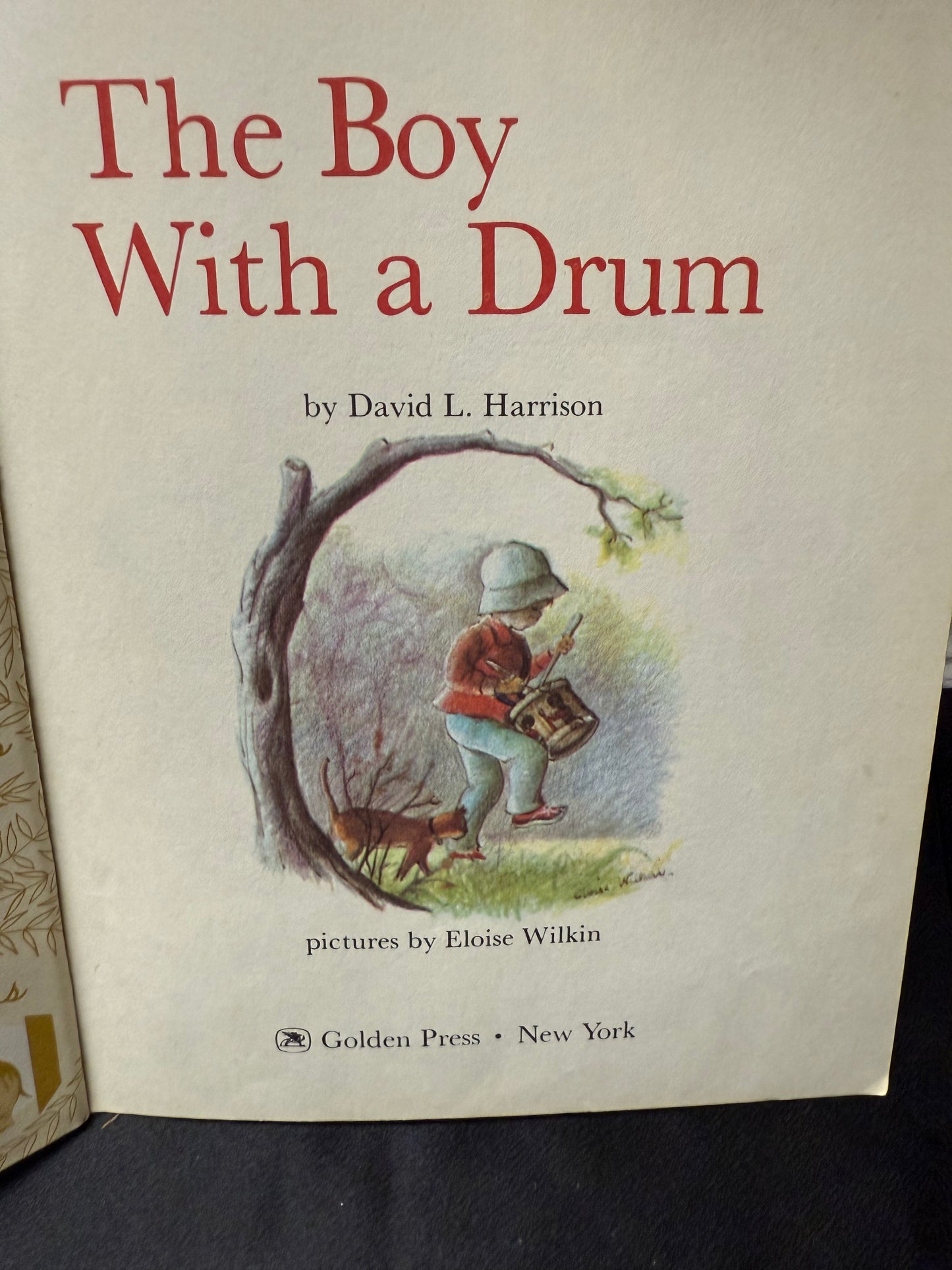 The Boy With a Drum Children's book 1st ed