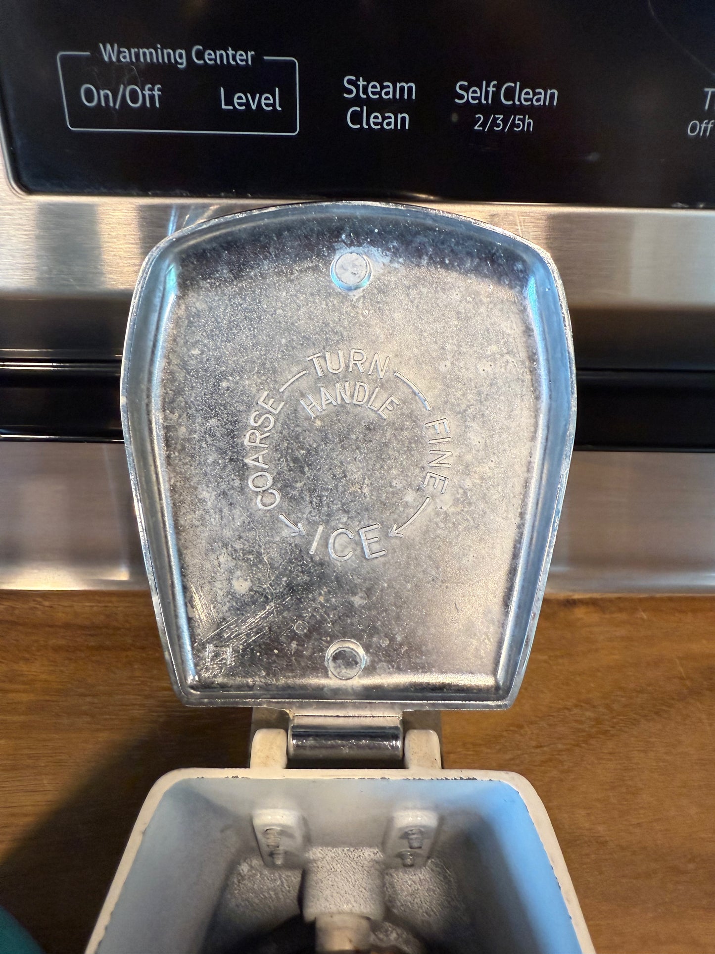 Sears Wall Mount Hand Ice Crusher Vintage Teal