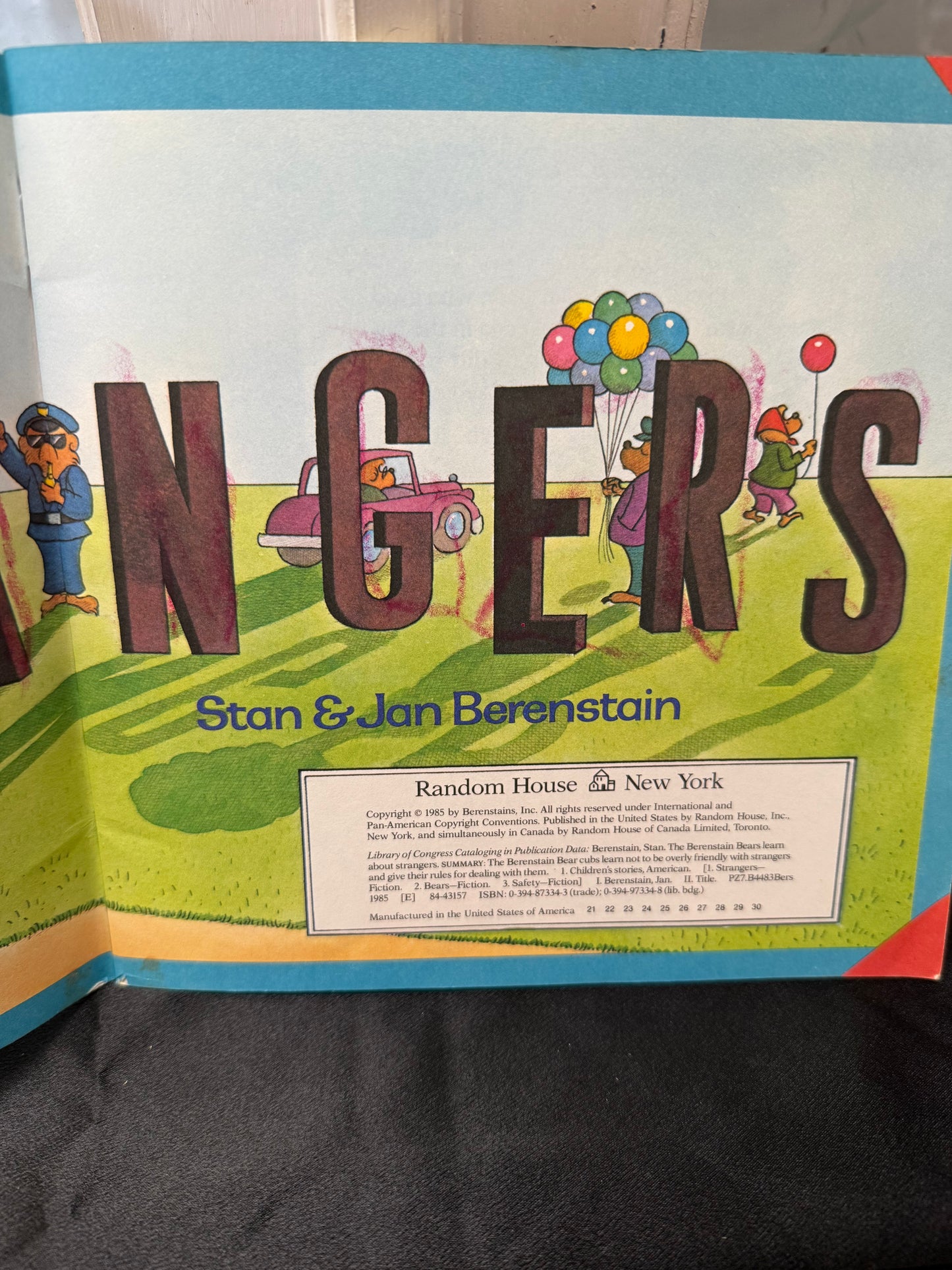 Learn About Strangers Berenstain Bears Learn About Strangers 1985