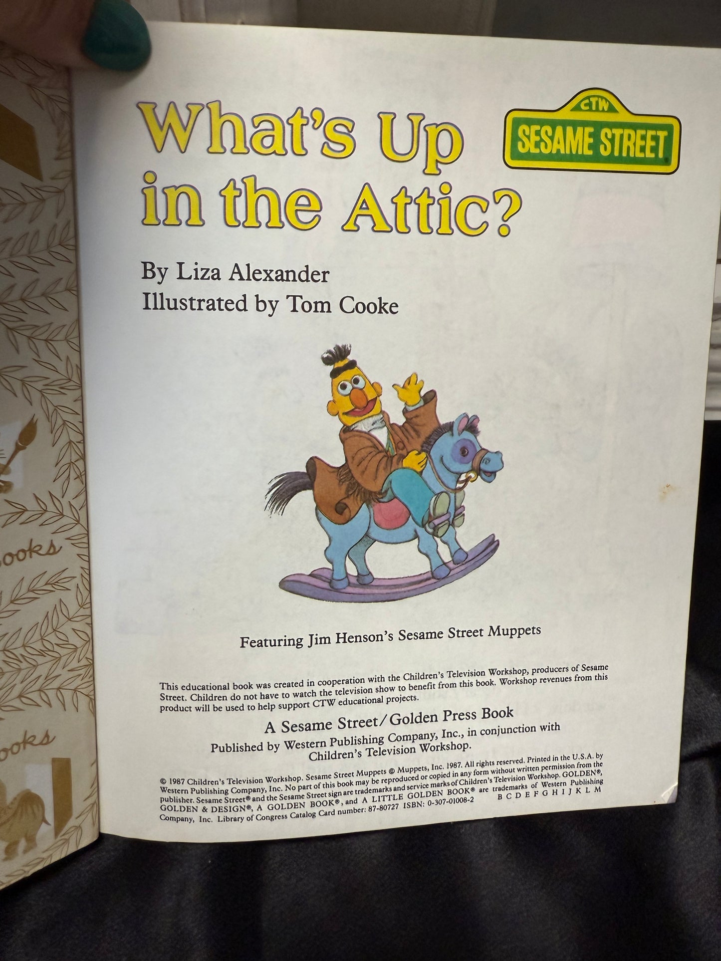 What's up in the Attic? A Sesame Street Book 1987