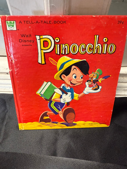 Pinocchio A Tell-A-Tale Book 1st ed 1963