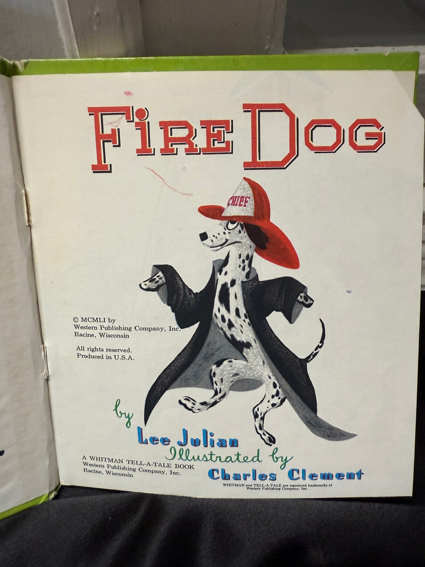 Fire Dog 1st edition Childrens book