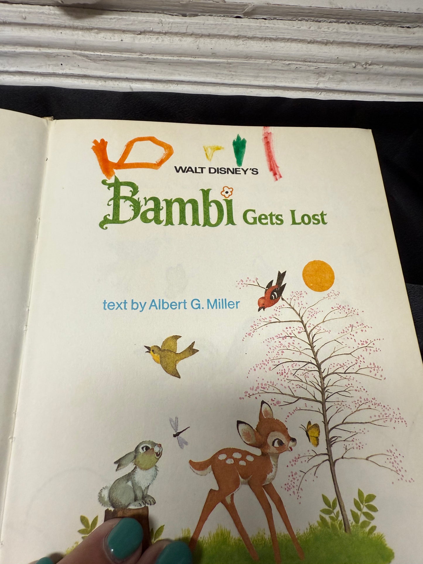 Bambi Gets Lost Walt Disney Wonderful World OF Reading 1972