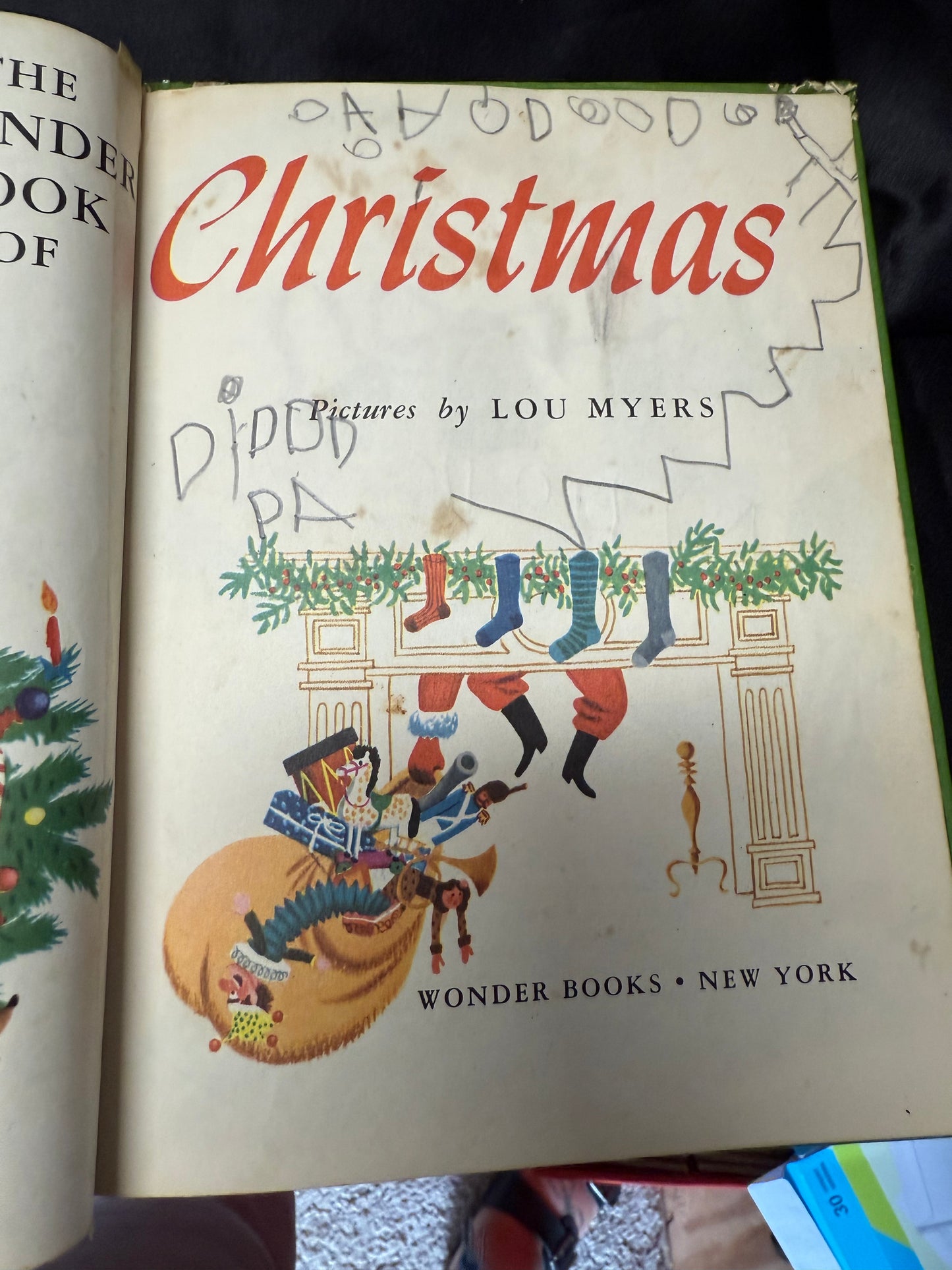 The Wonder Book of Christmas 1st ed 1951