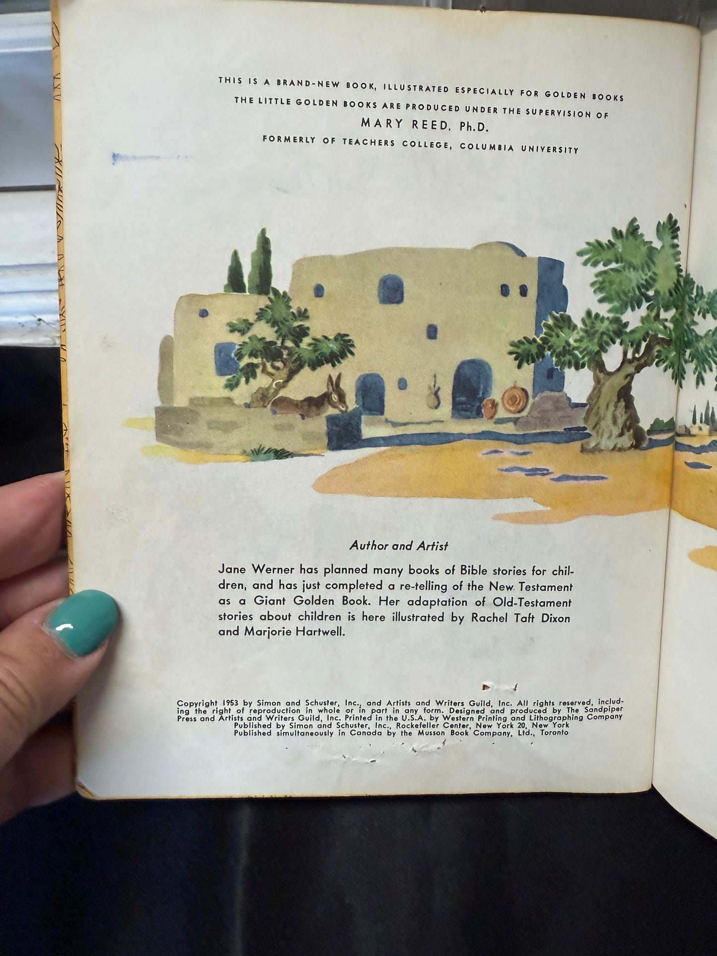 Bible Stories of Boys and Girls 1st ed 1953