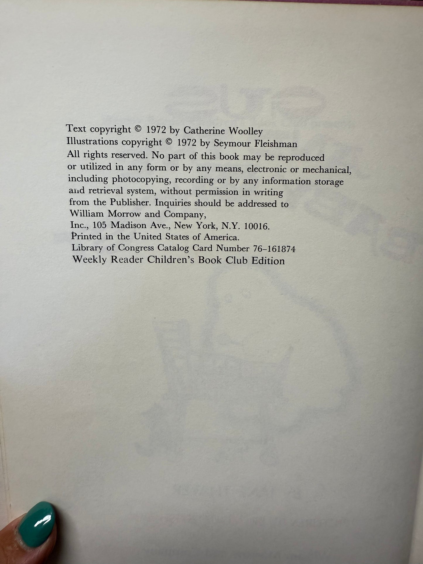 Gus and the Baby Ghost 1972 1st ed