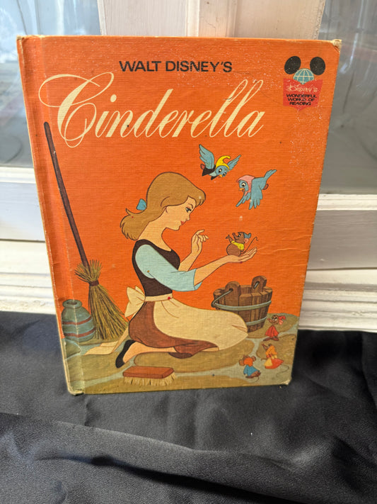 Cinderella Walt Disney Wonderful World Of Reading 1974