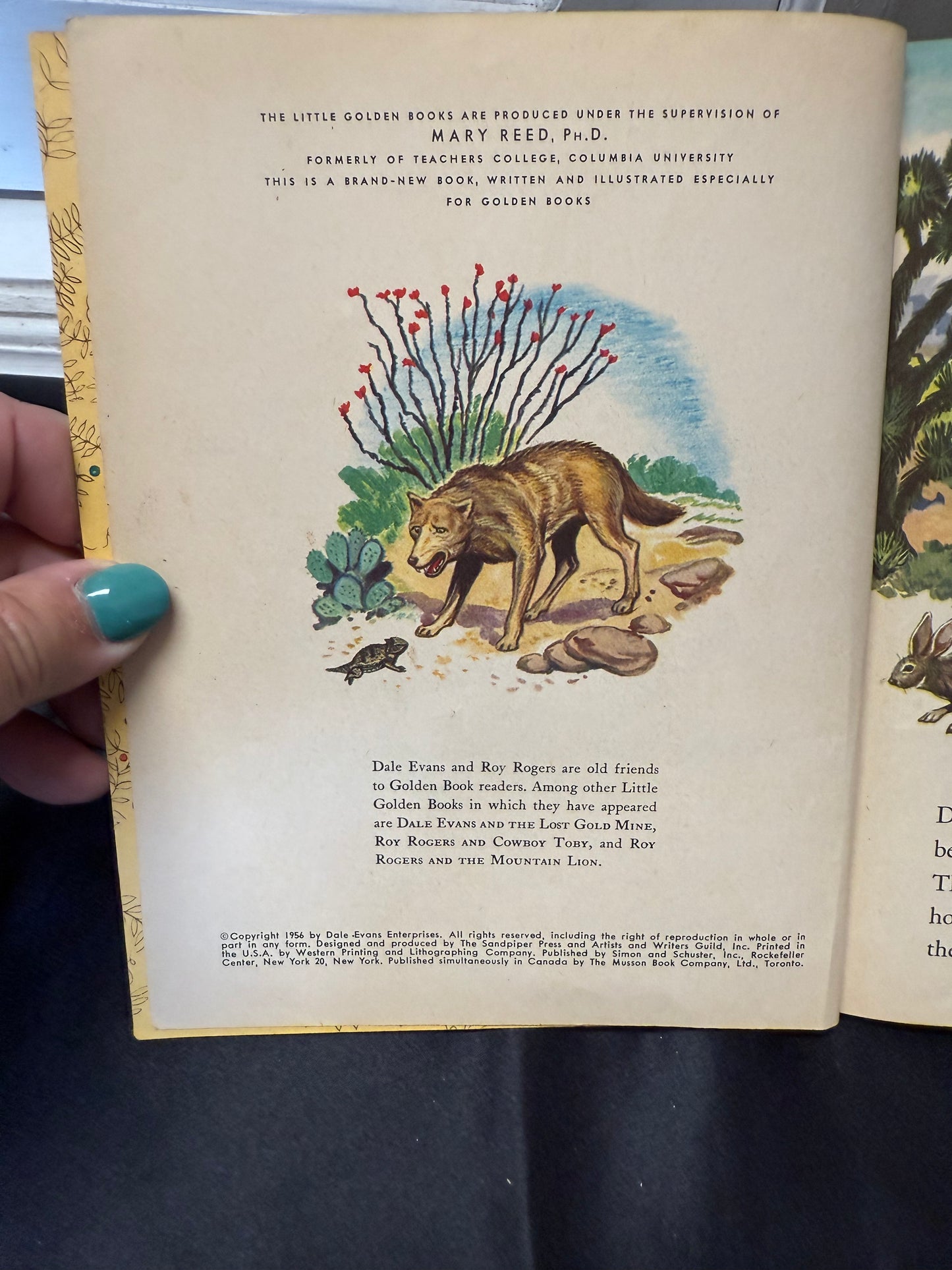 Dale Evans and the Coyote 1st Ed 1956