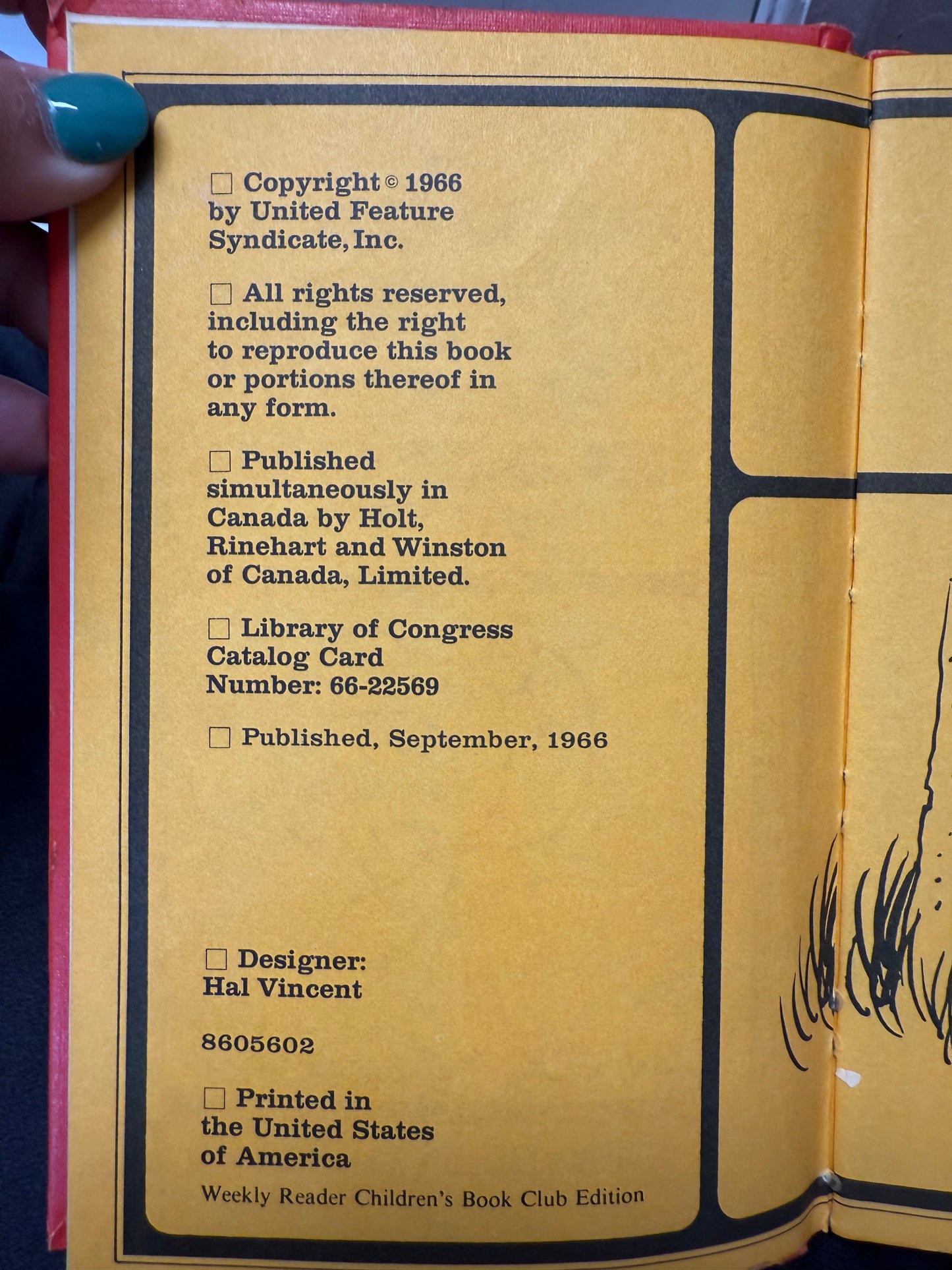 Snoopy and the Red Baron 1st ed 1966