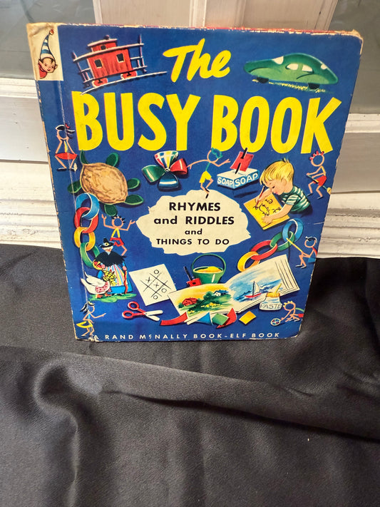 The busy books Rhymes and Riddles and Things to Do 1952 1st ed