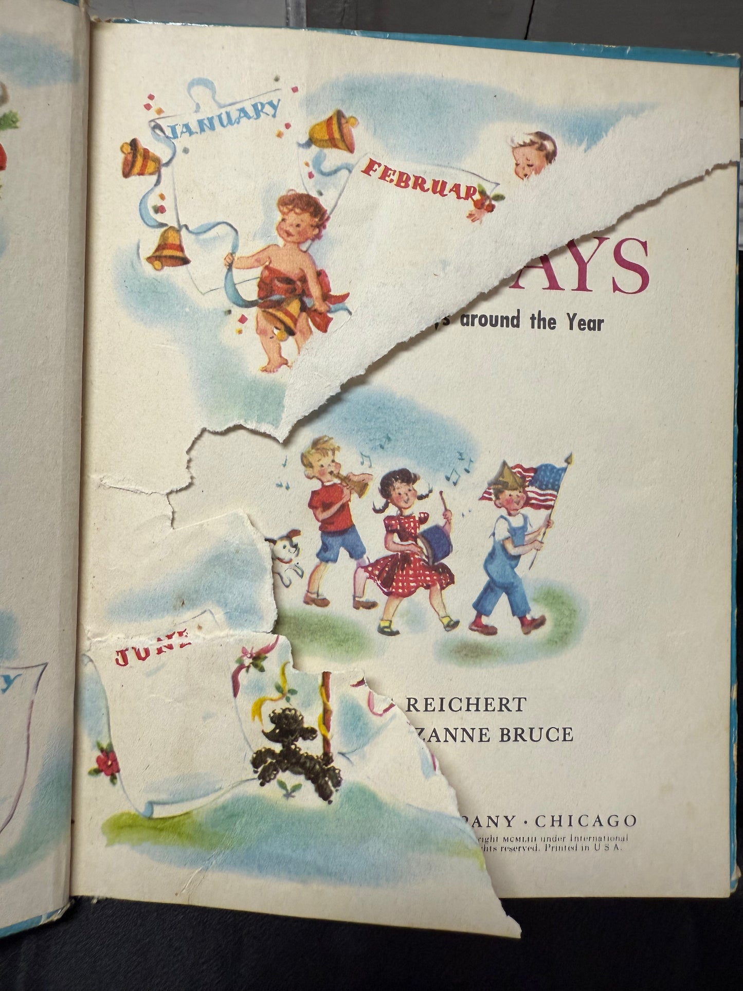 Happy Holidays and Other Fun Days around the Year Children's Book 1953