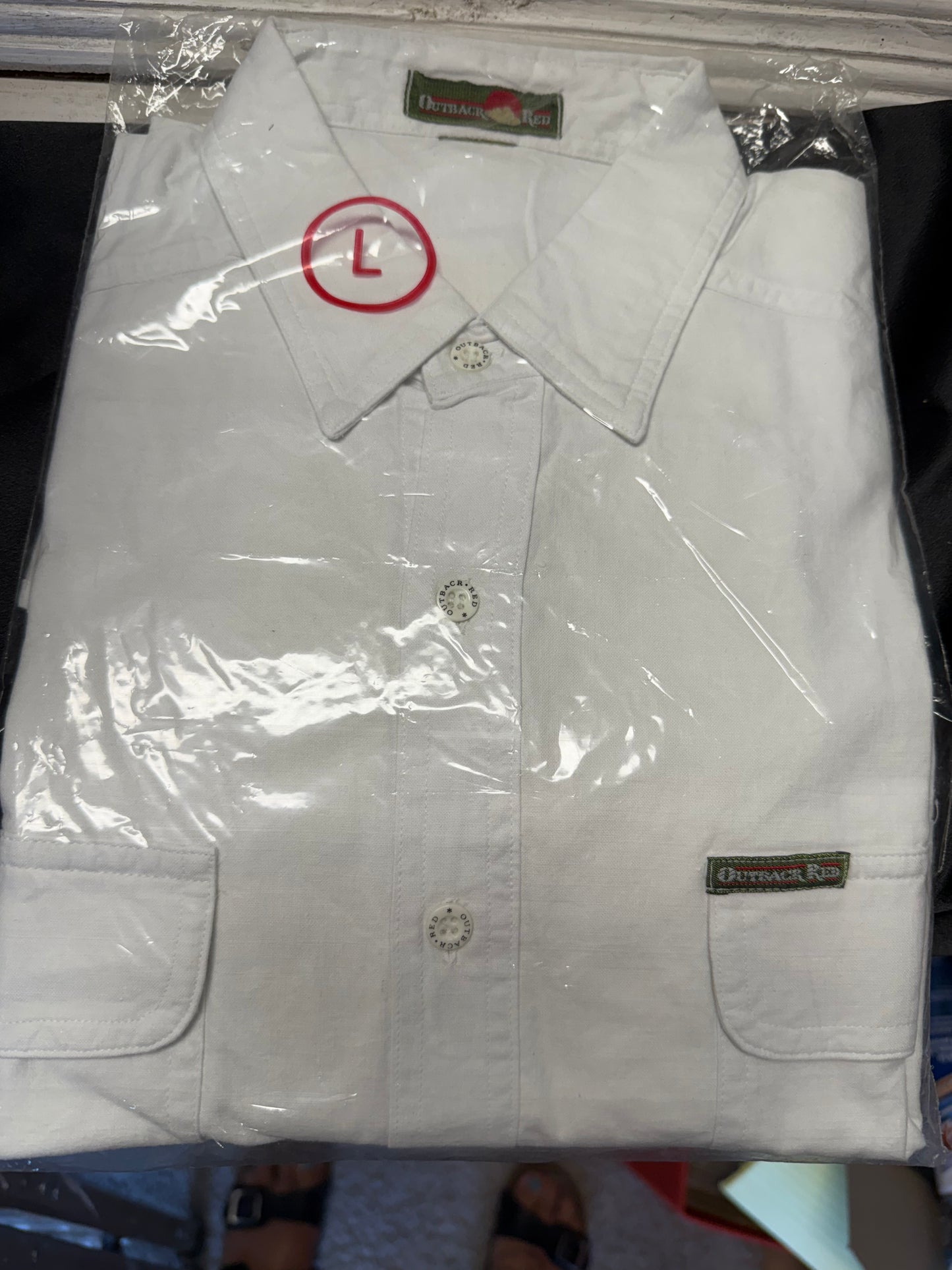 Outracr White Shirt Short Sleeve