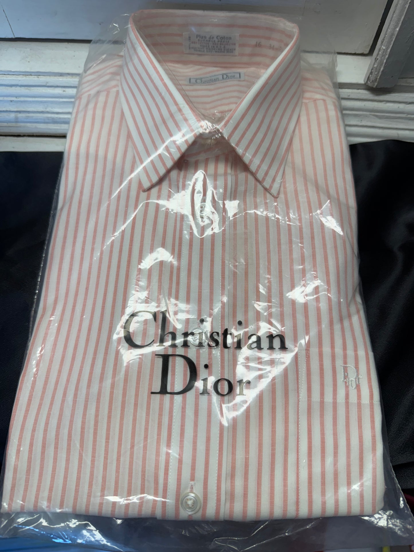 Christian Dior New Striped Long Sleeve Shirt