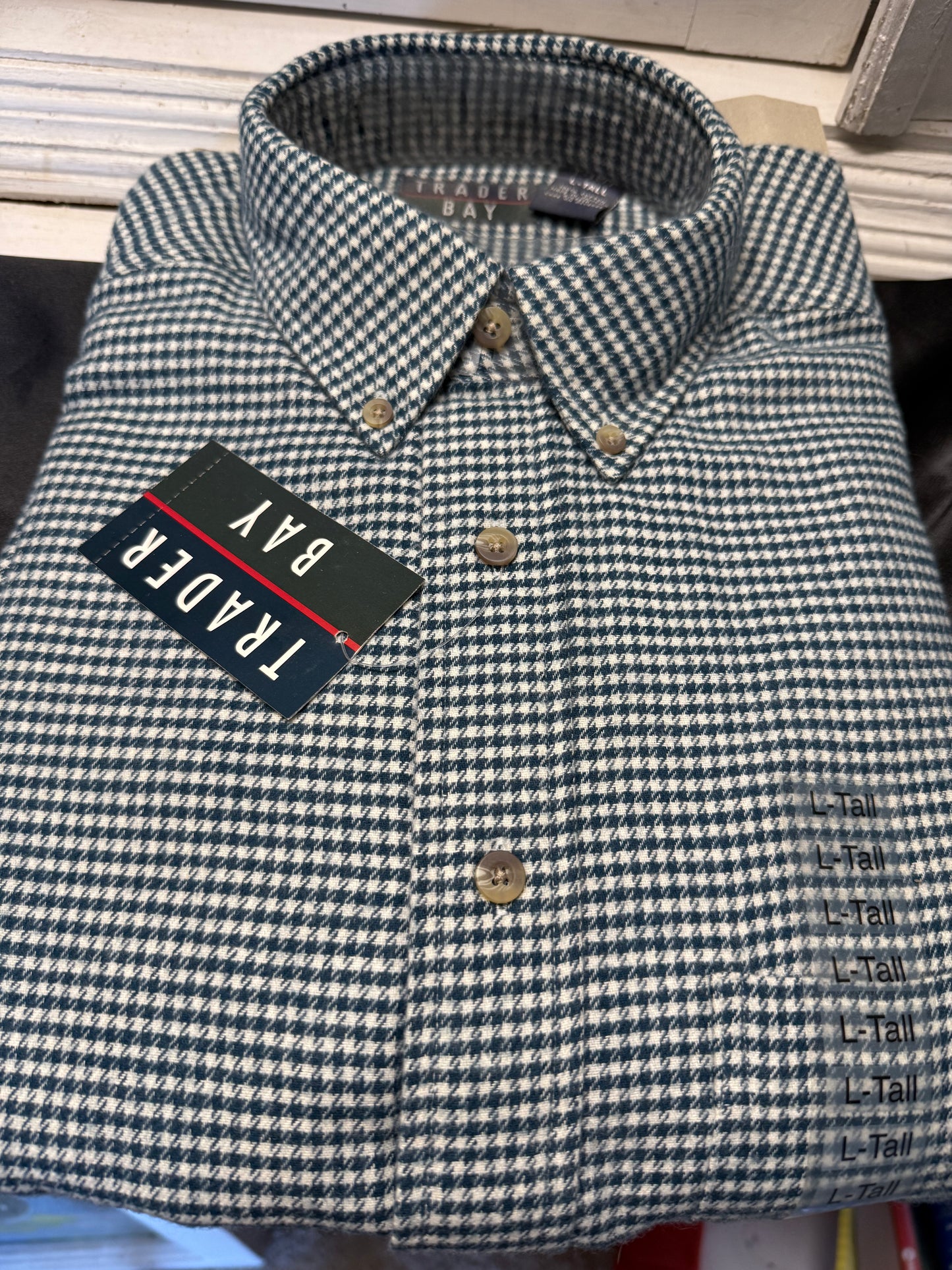 Trader Bay Long Sleeve Shirt 100% Cotton