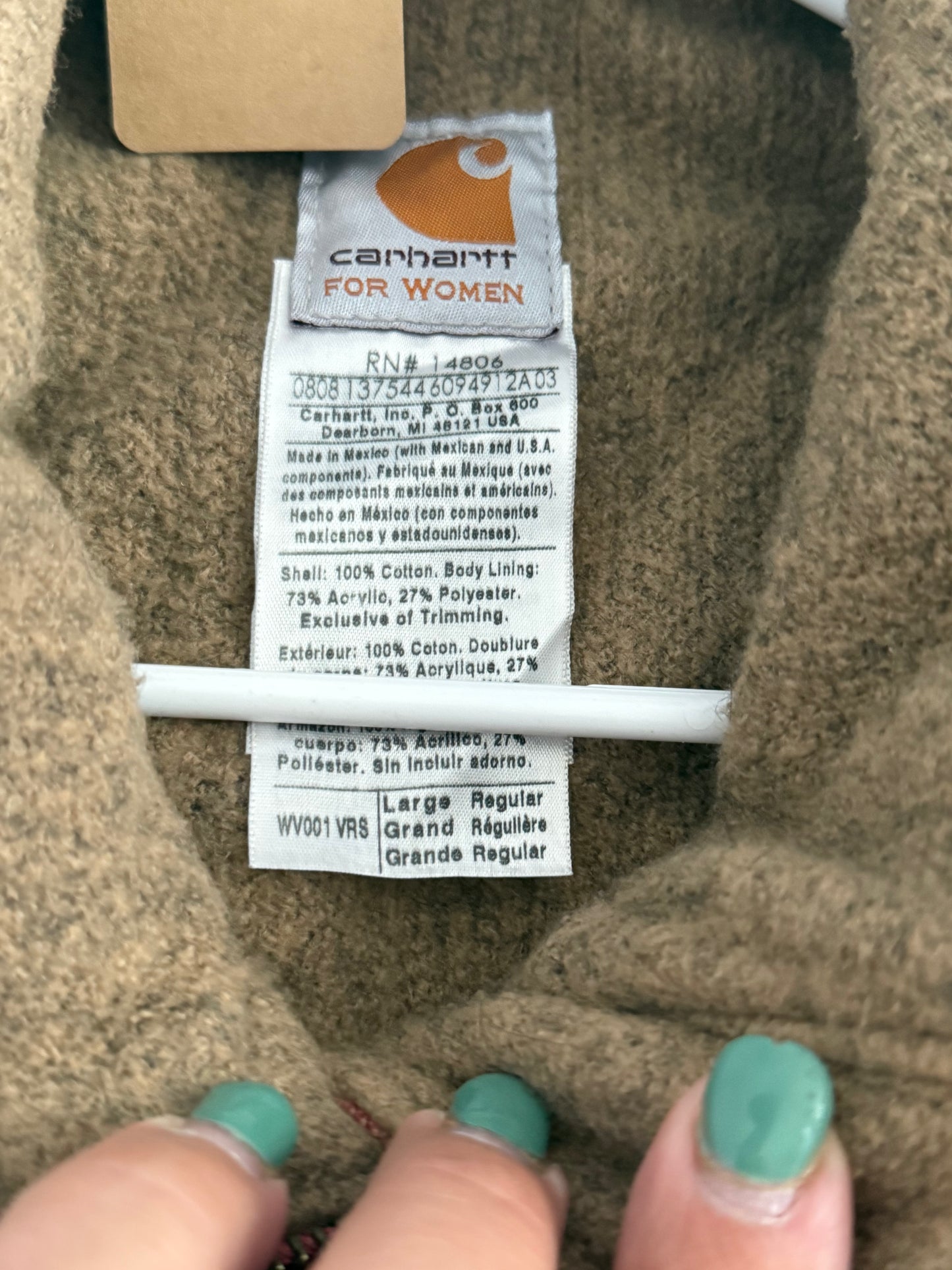 Carhartt for Women's Pink Vest Large Gently Worn