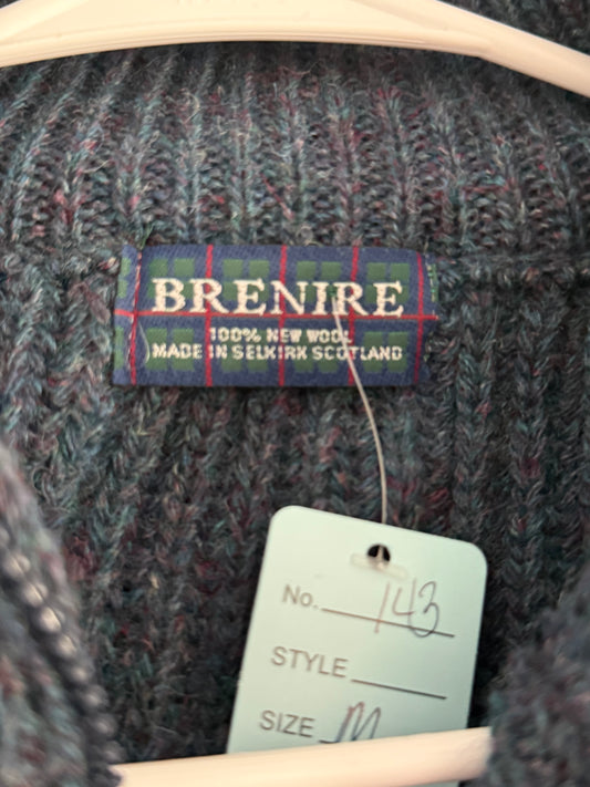 Bernire Mens Sweater 100% New Wool Gently Worn Med