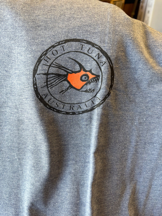 Hot Tuna Australia Short Sleeve T-Shirt Grey NWOT