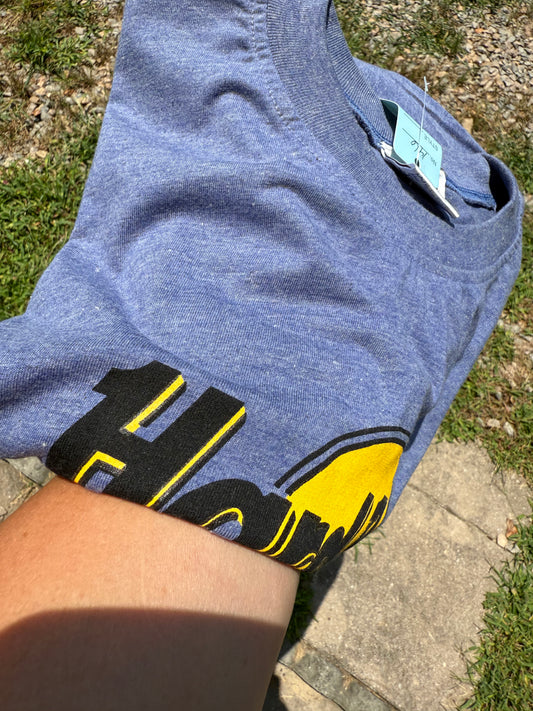 Hard Rock Bangkok Grey/Blue T-Shirt Gently Worn x-Large