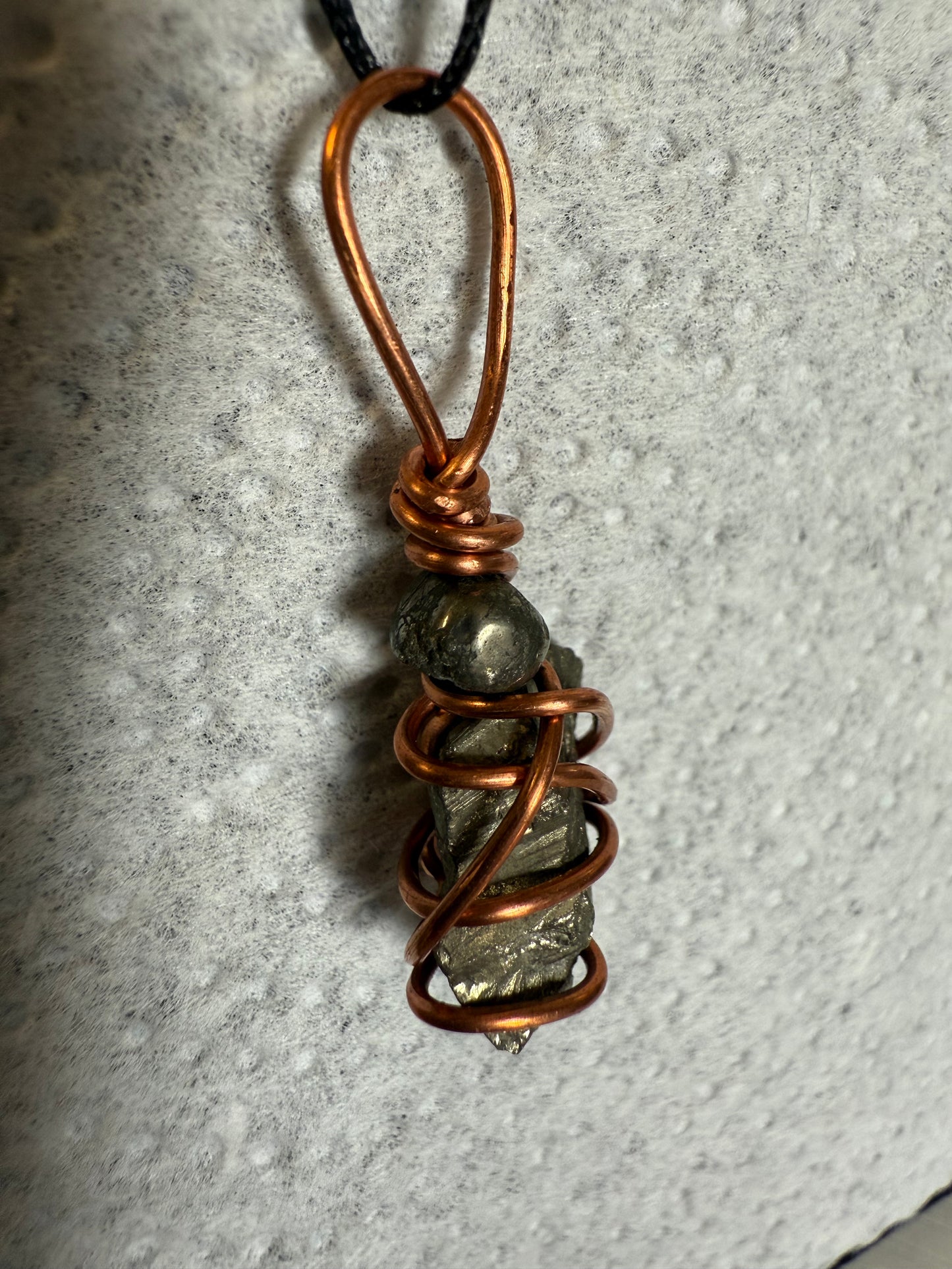 Pyrite Pendant for Protection and Prosperity